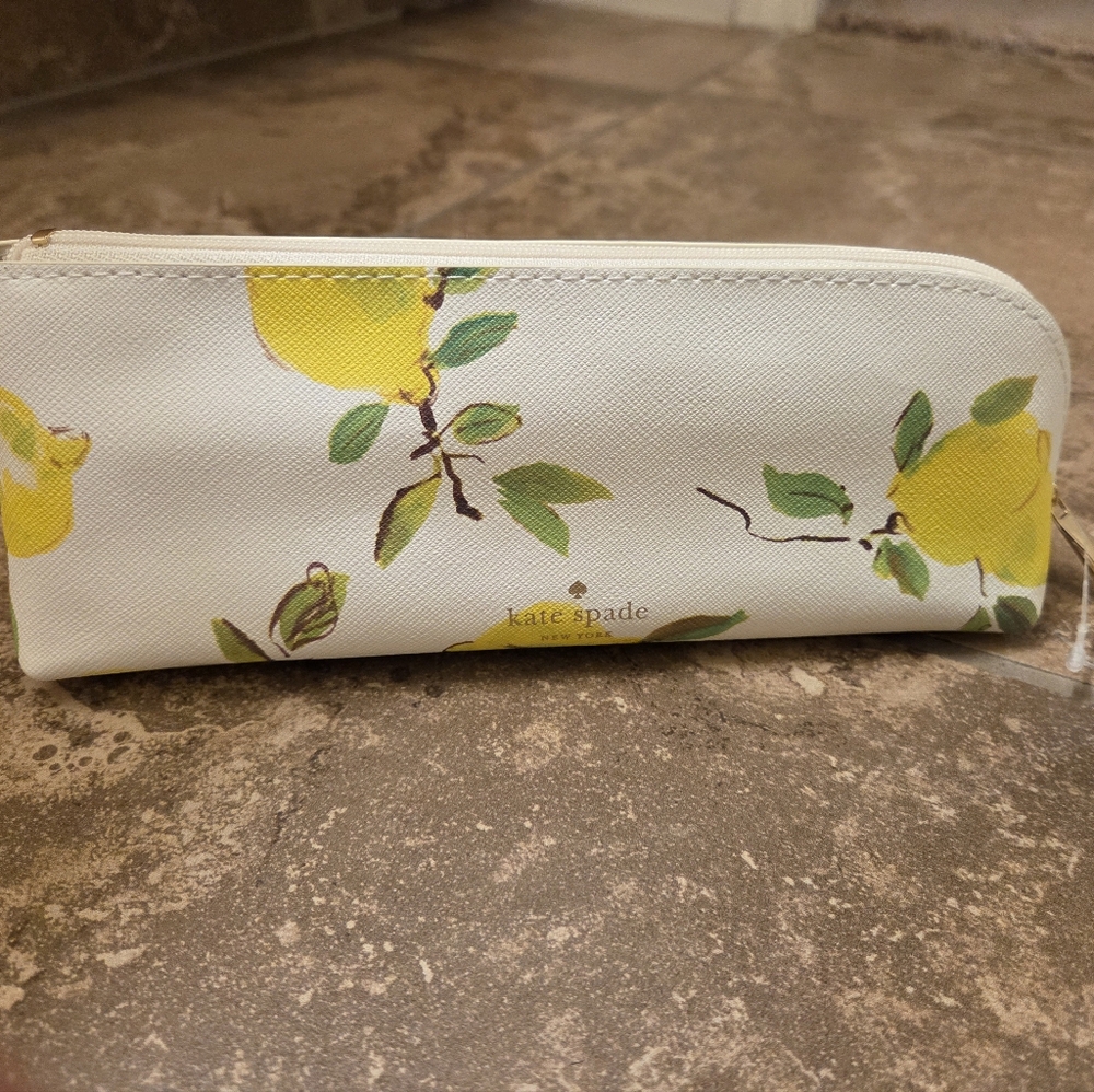 Kate Spade Lemon Print Pouch